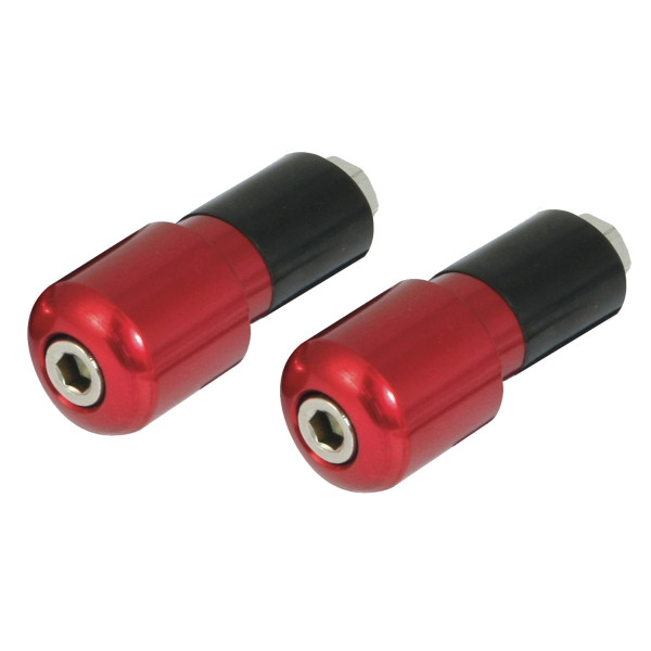 bike it Bike it red 13mm slim bar end weights